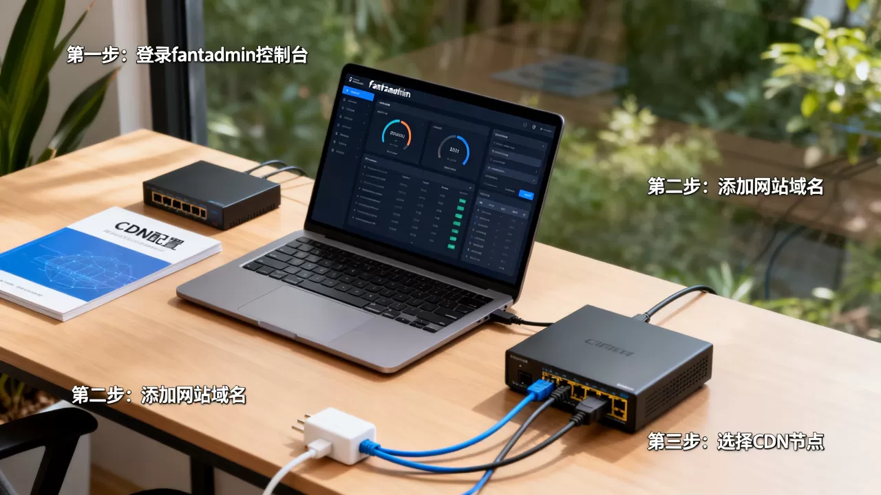 fantadmin CDN如何加速网站？,配置步骤详解
