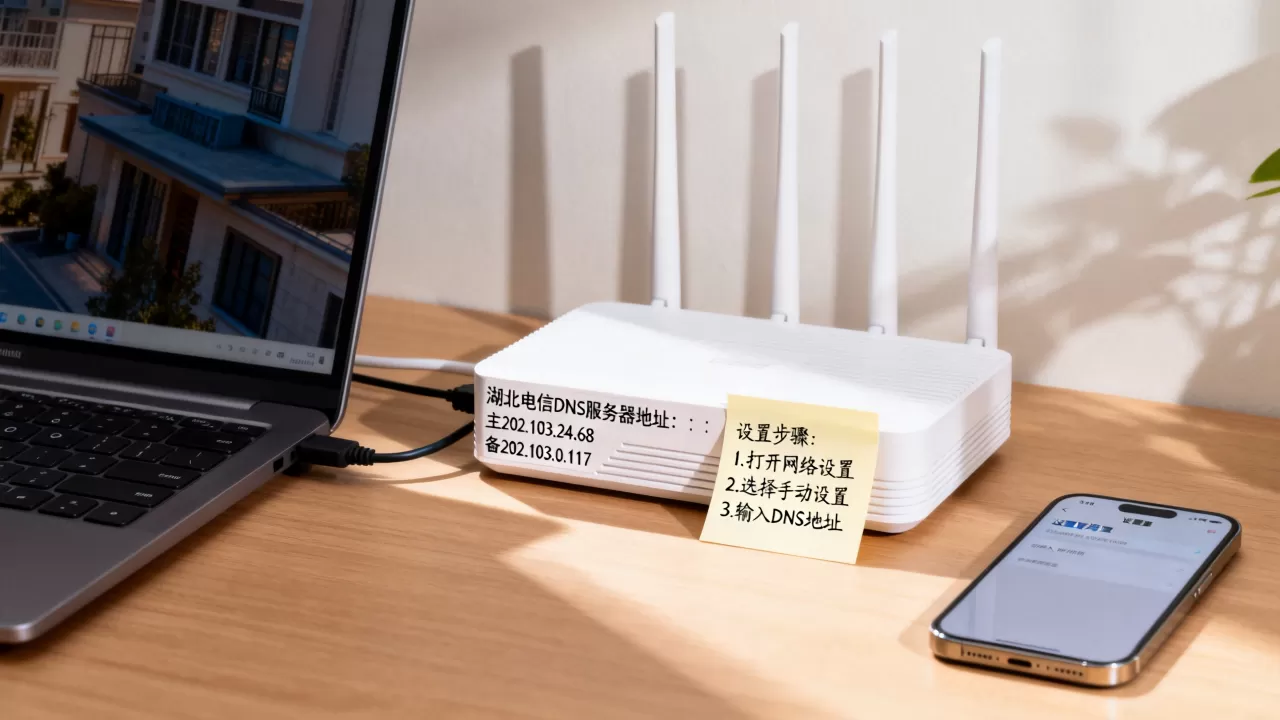 湖北电信宽带dns的服务器地址是多少？，怎么设置？
