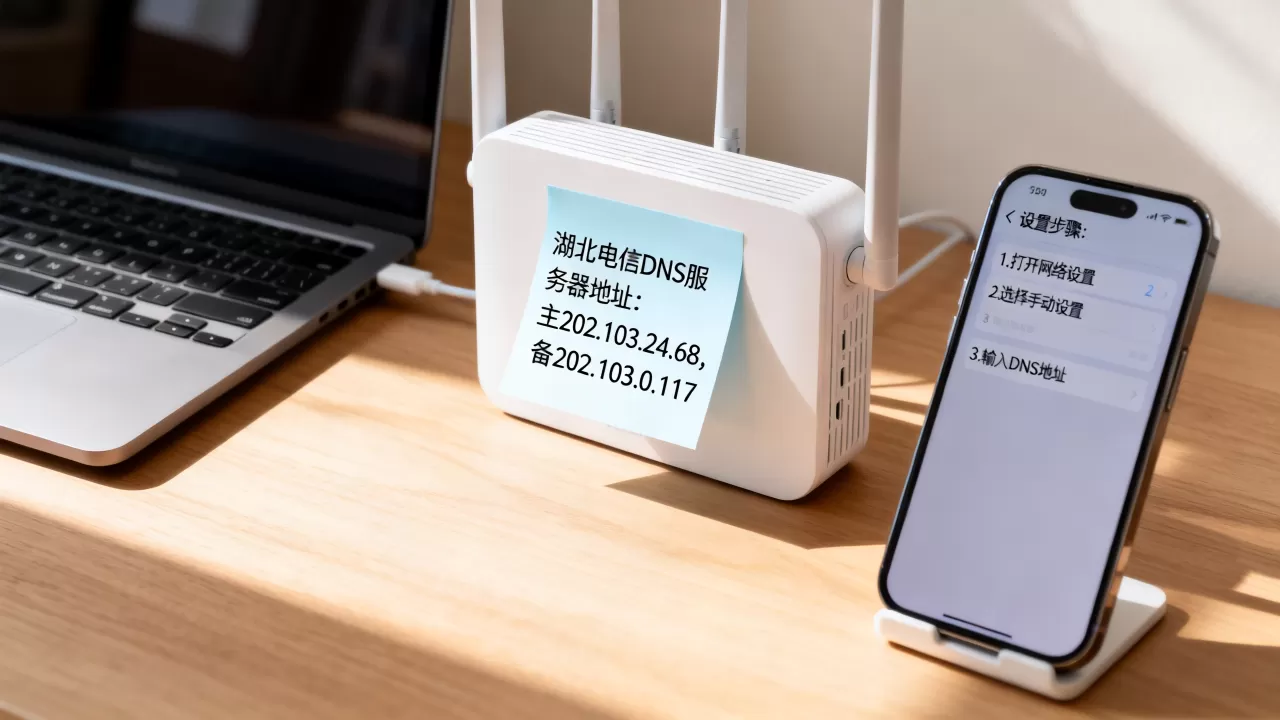 湖北电信宽带dns的服务器地址是多少？，怎么设置？