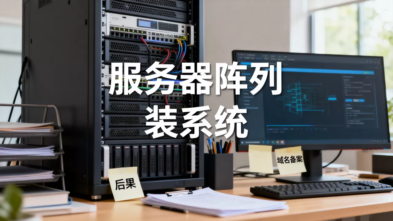 服务器不做阵列能装系统吗，域名备案不做的后果是什么