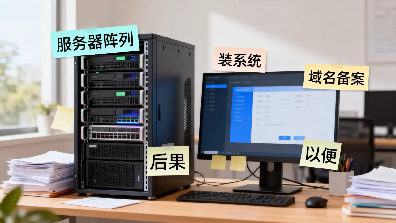 服务器不做阵列能装系统吗，域名备案不做的后果是什么