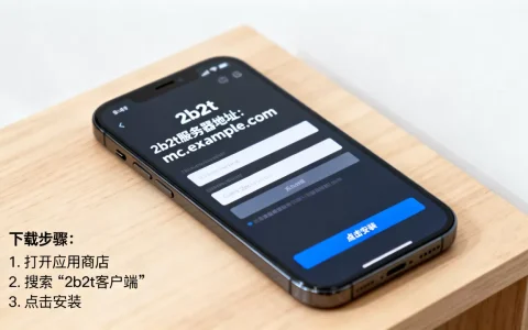 手机上玩2b2t服务器地址是多少？，怎么下载？
