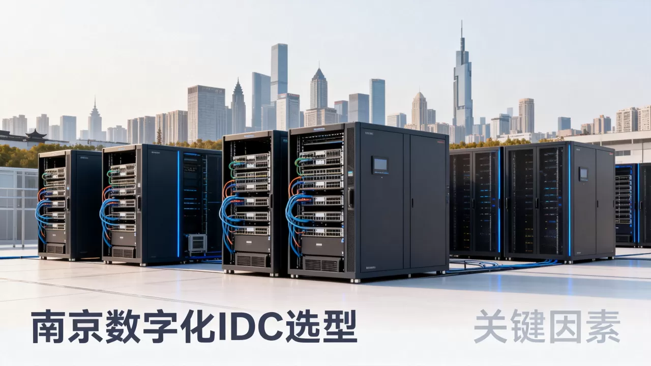南京城市数字化项目IDC选型怎么做，哪些因素最关键？