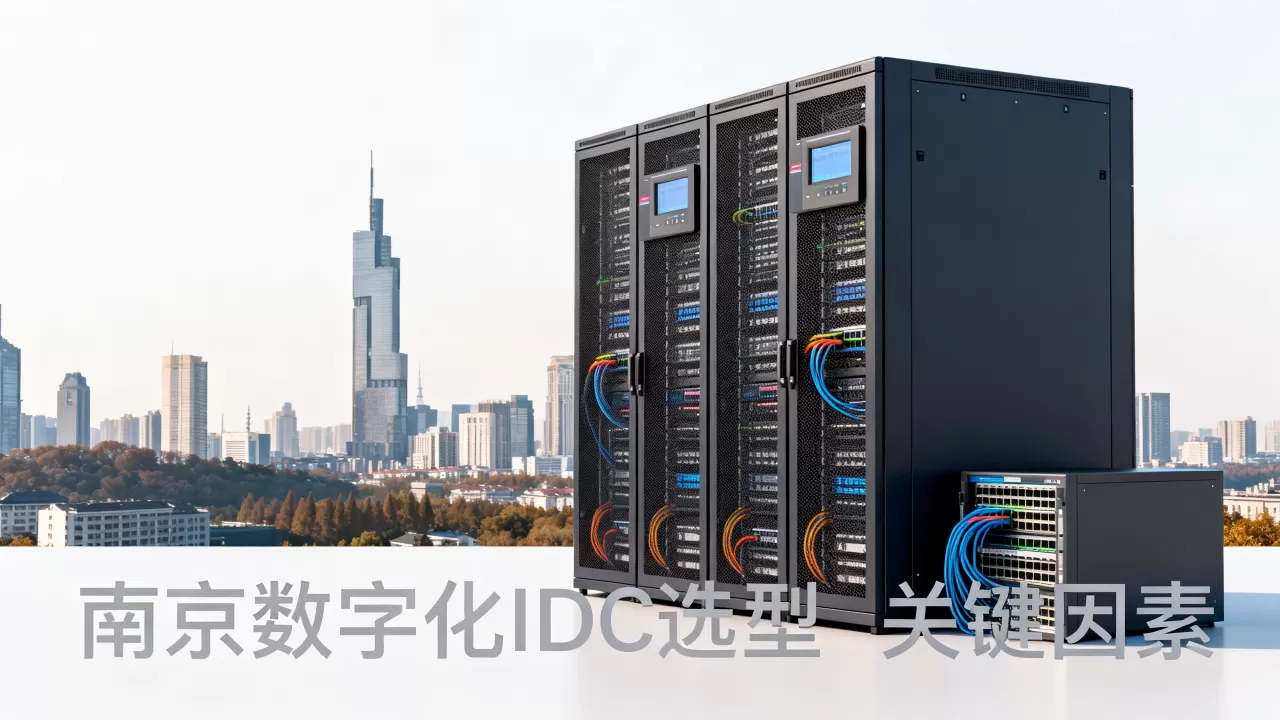南京城市数字化项目IDC选型怎么做，哪些因素最关键？