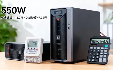 550w服务器一天耗几度电，电费怎么算？