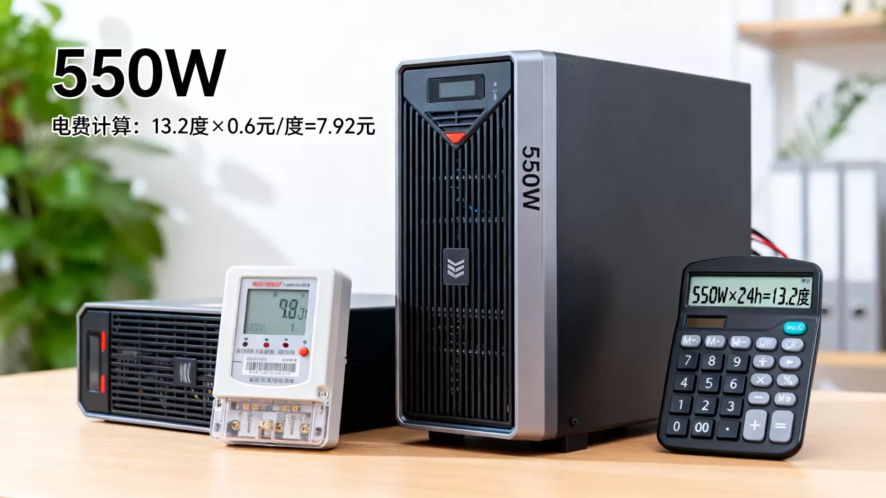 550w服务器一天耗几度电，电费怎么算？