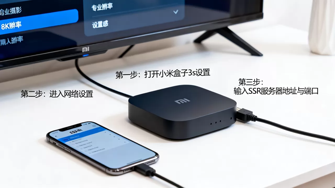 小米盒子3s如何设置SSR服务器？, SSR服务器怎么设置