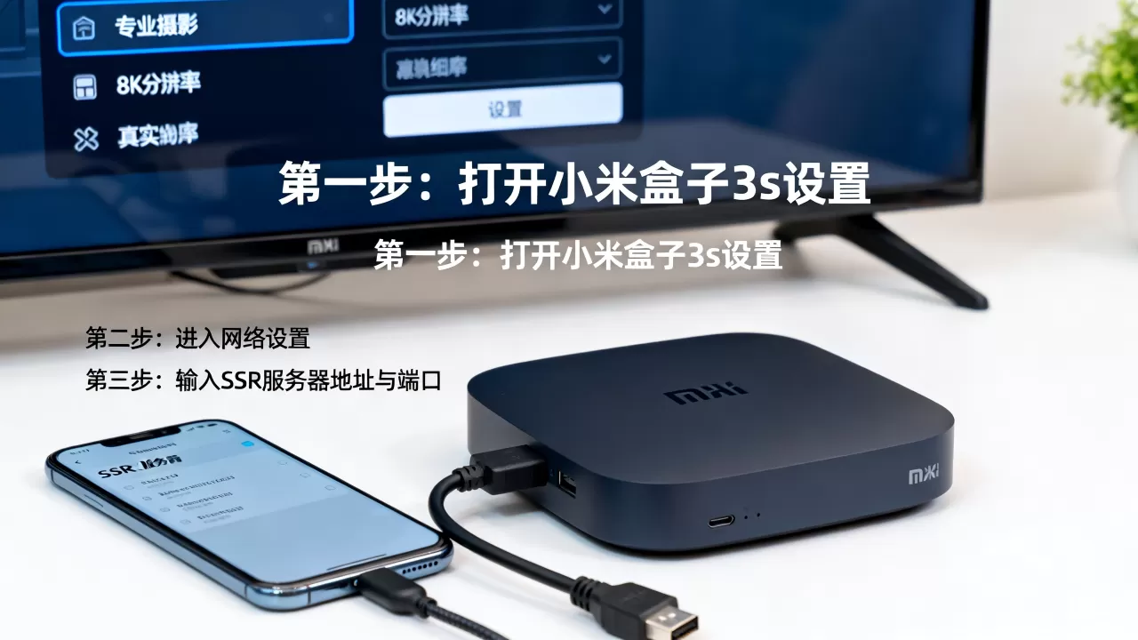 小米盒子3s如何设置SSR服务器？, SSR服务器怎么设置