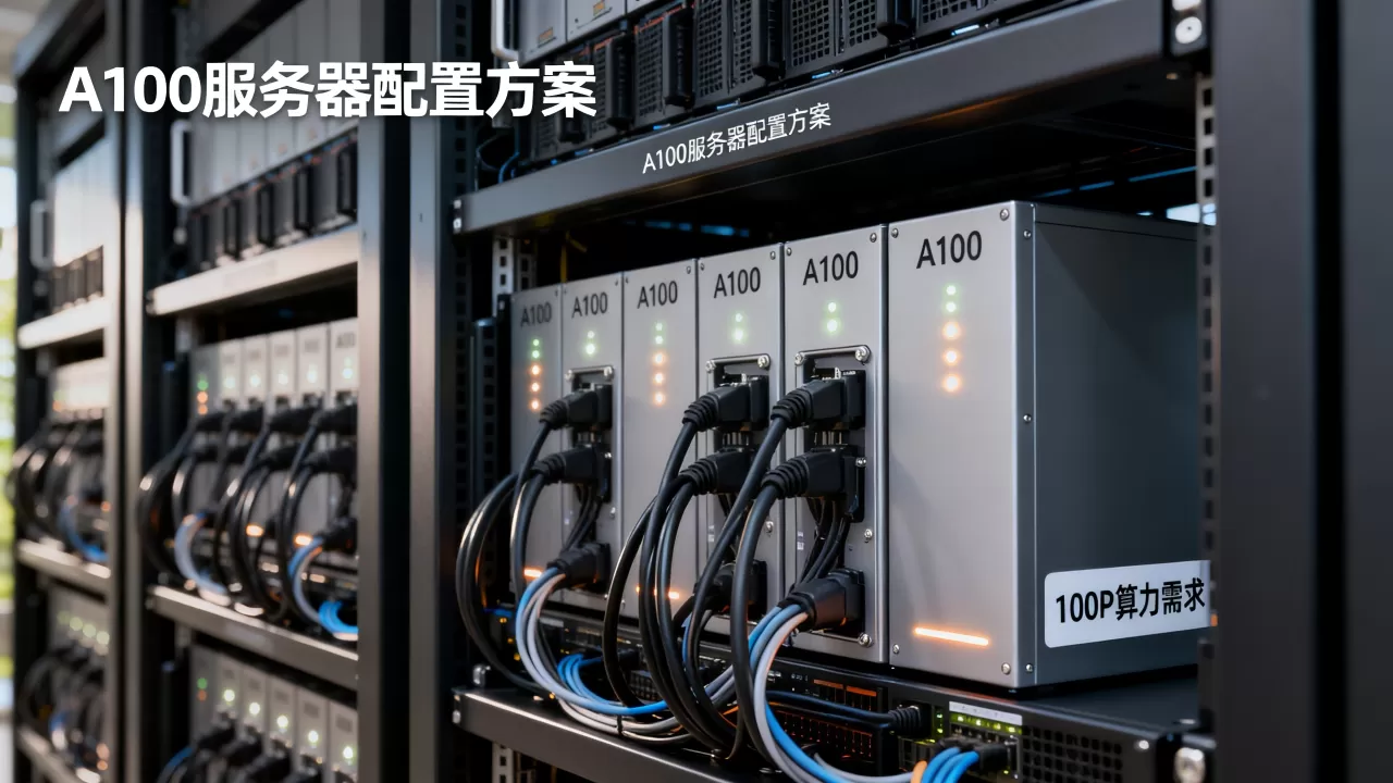 100P算力需要多少A100服务器，怎么配置
