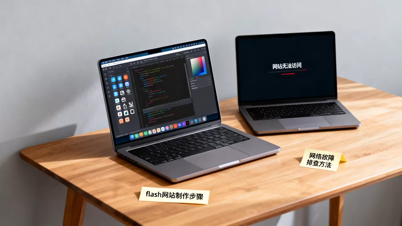 flash网站怎么制作呢，网站无法访问怎么办？