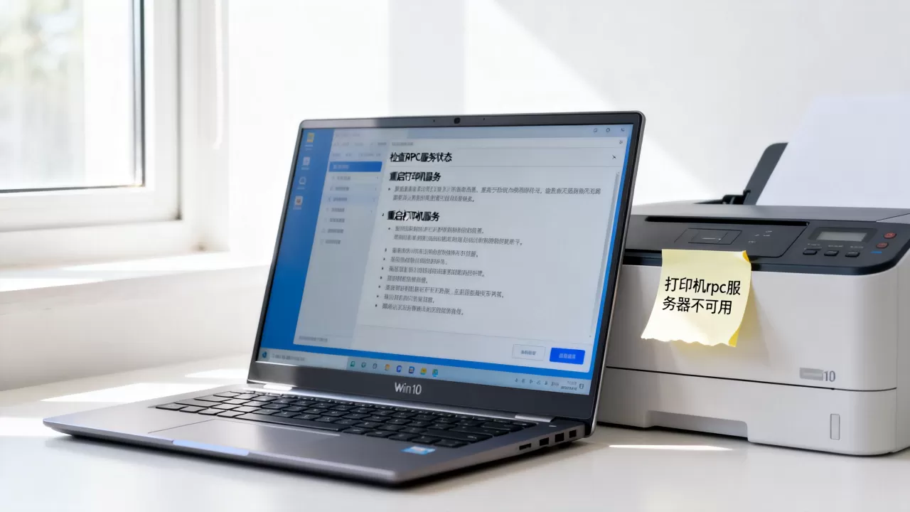 打印机rpc服务器不可用怎么办，win10打印机rpc服务修复方法？