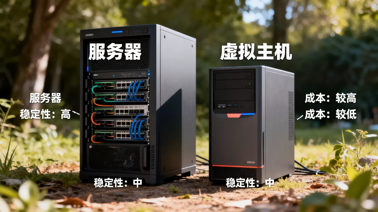 服务器和虚拟主机到底怎么选，哪个更稳定更划算