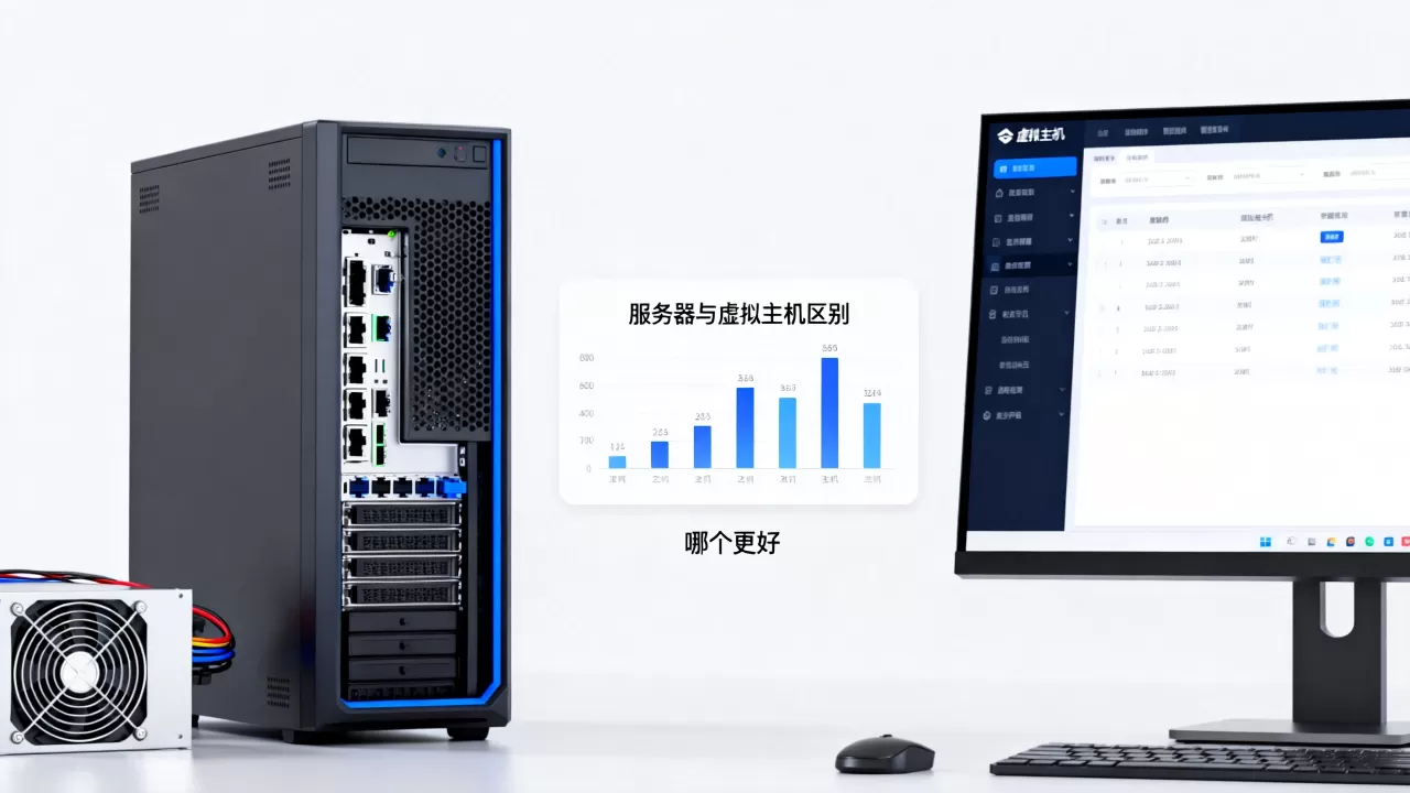 服务器和虚拟主机的区别是什么？，哪个好？