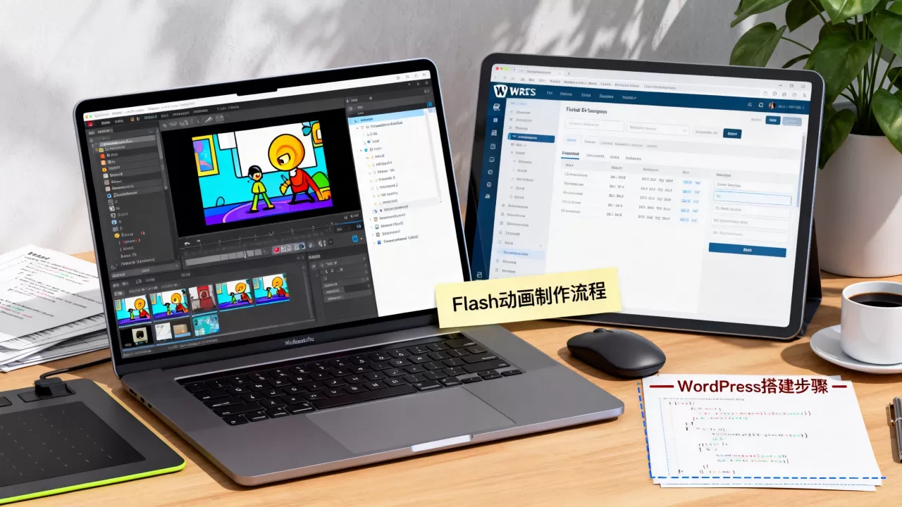 Flash个人网站动画怎么做，WordPress怎么搭建