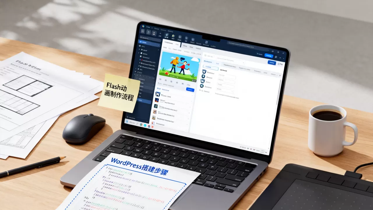 Flash个人网站动画怎么做，WordPress怎么搭建