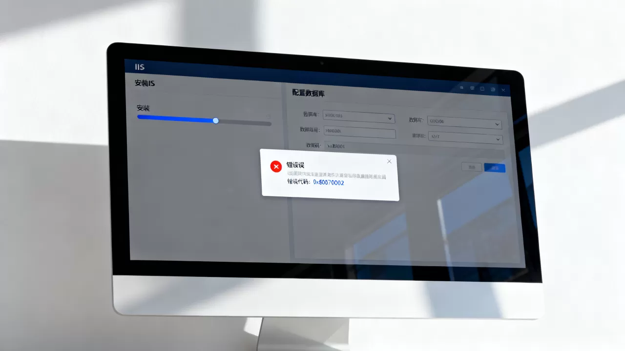 IIS怎么安装数据库？, IIS安装失败怎么办