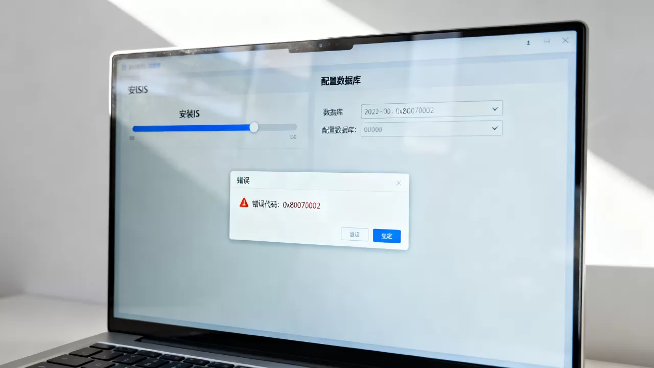 IIS怎么安装数据库？, IIS安装失败怎么办