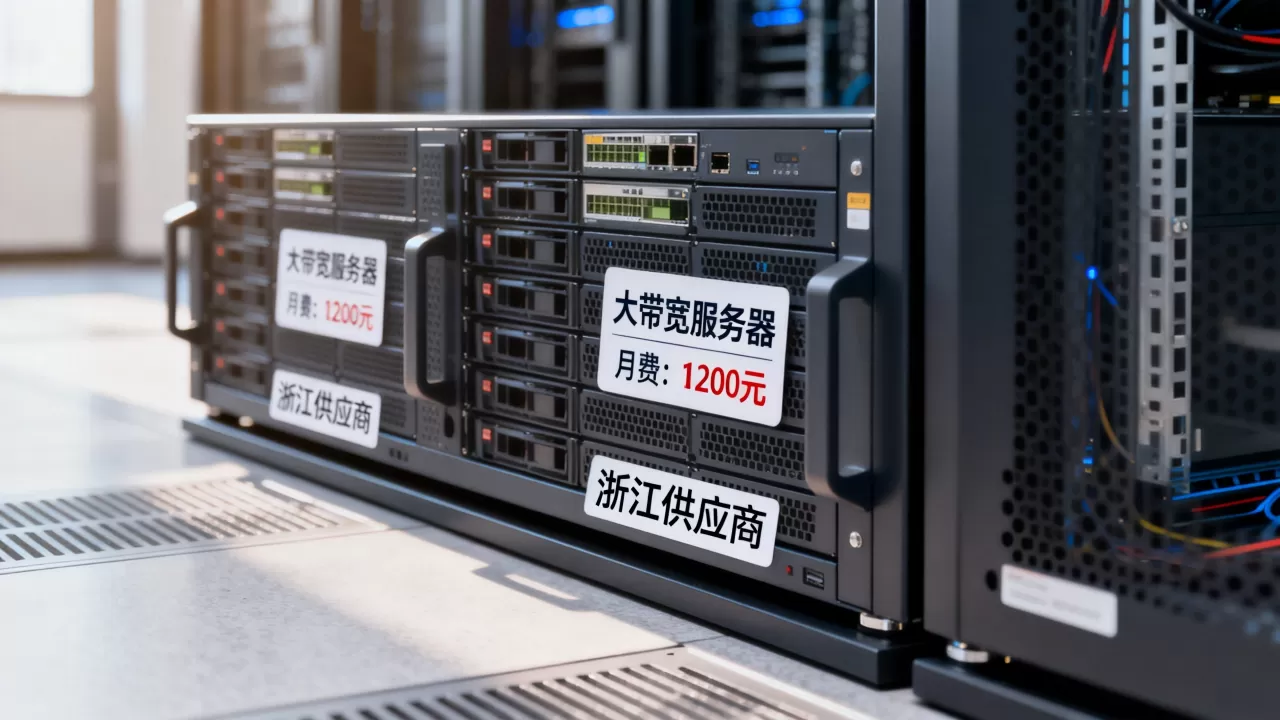 浙江大带宽服务器多少钱一个月，哪家便宜？