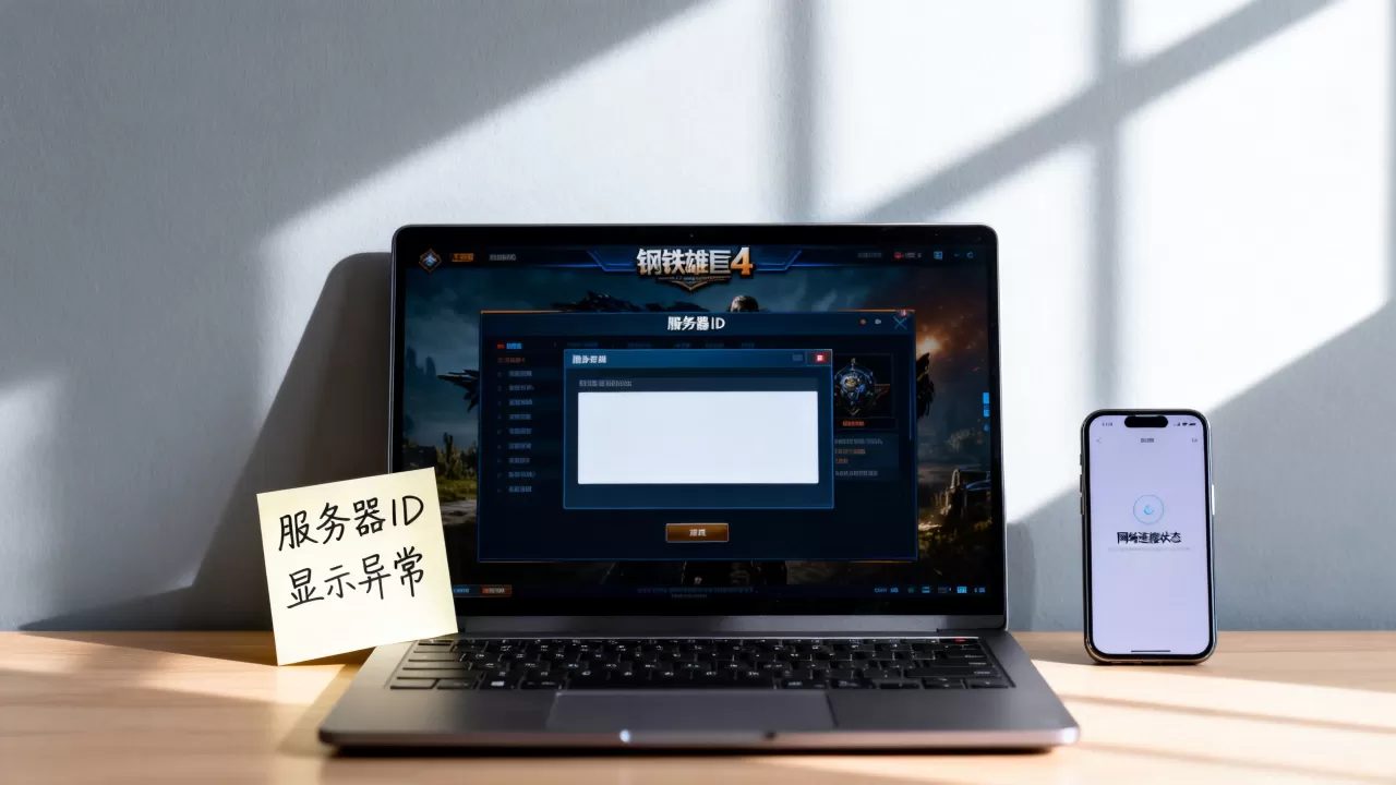 钢铁雄心4服务器ID显示不出来怎么办，是什么原因