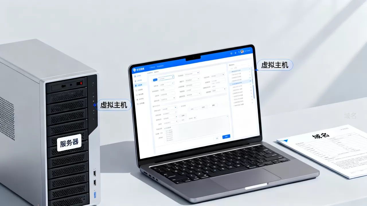 服务器虚拟主机域名三者之间有什么区别，怎么选