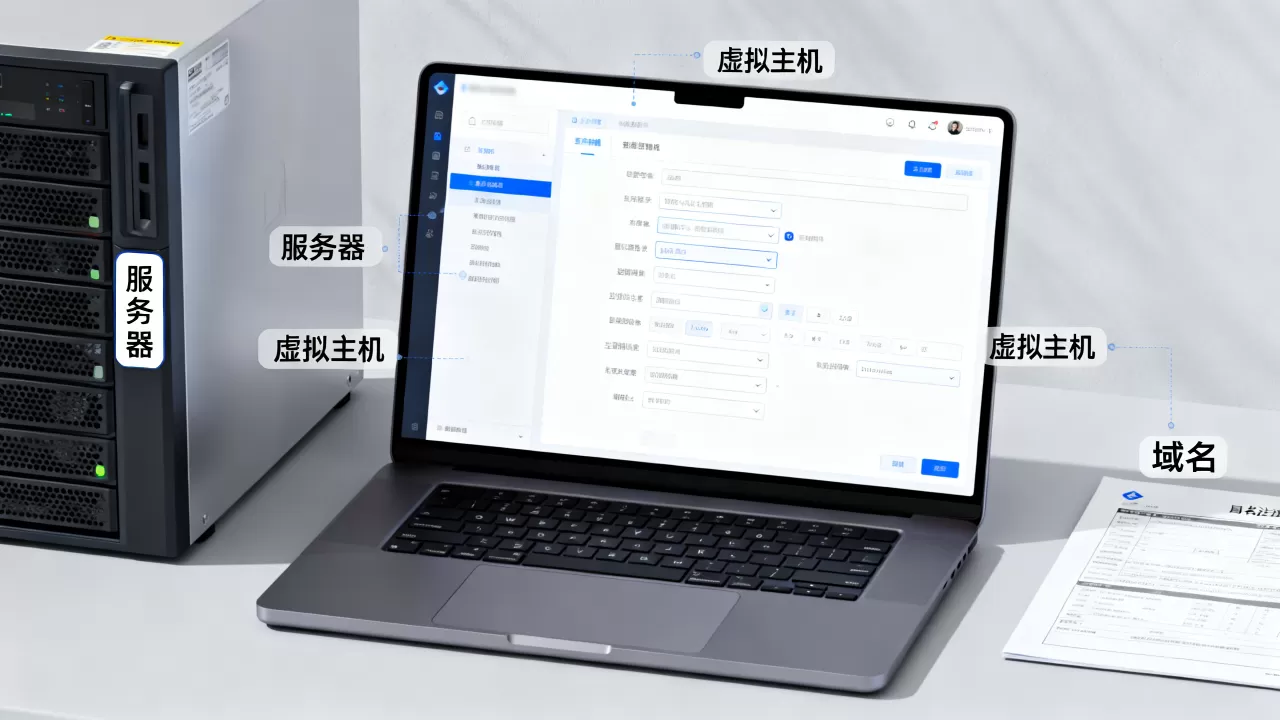服务器虚拟主机域名三者之间有什么区别，怎么选