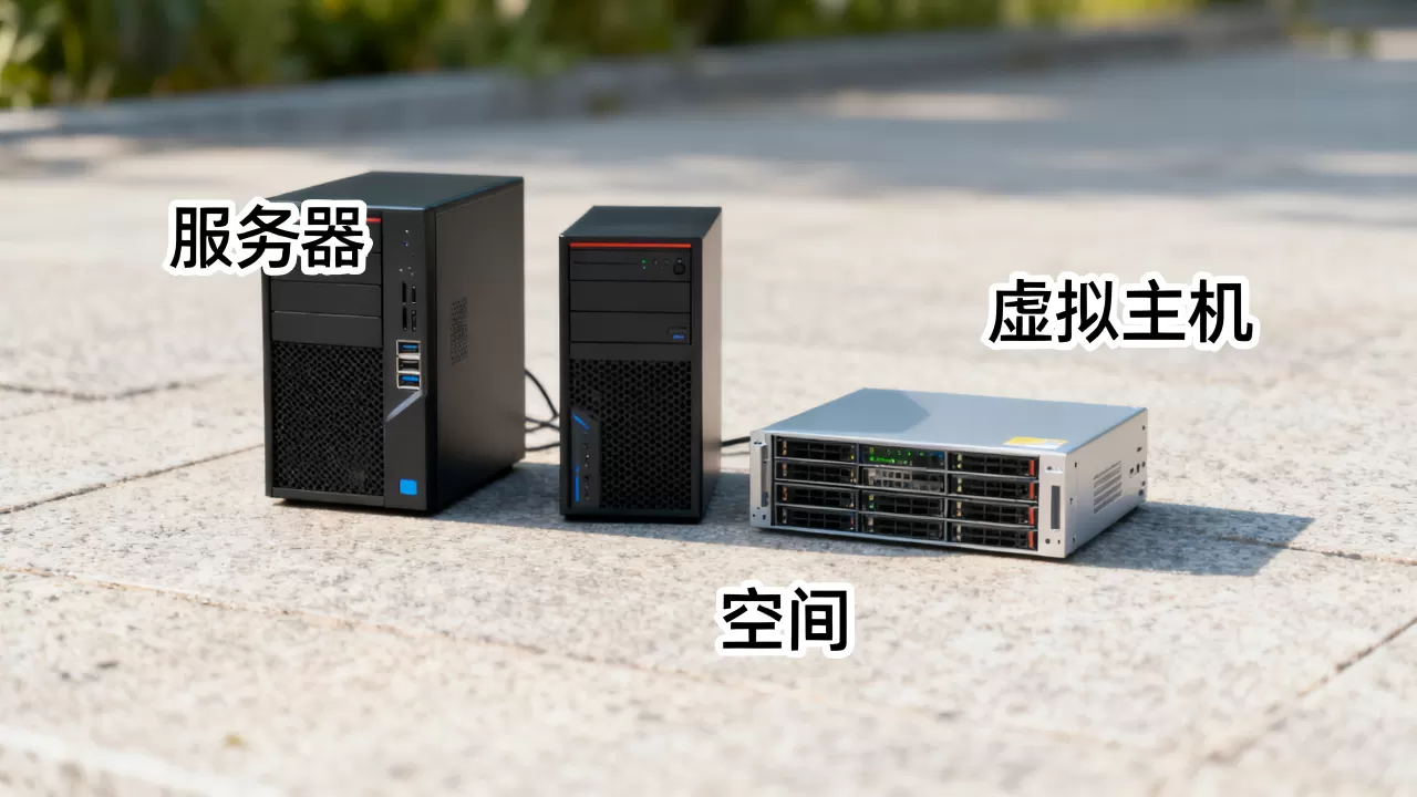 服务器、虚拟主机、空间三者有什么区别，怎么选？