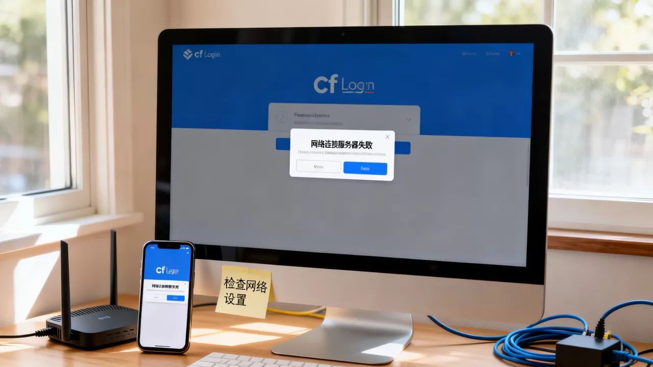cf登录显示网络连接服务器失败怎么办啊