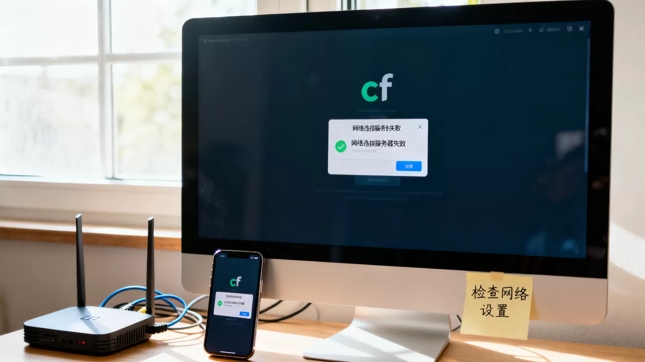 cf登录显示网络连接服务器失败怎么办啊