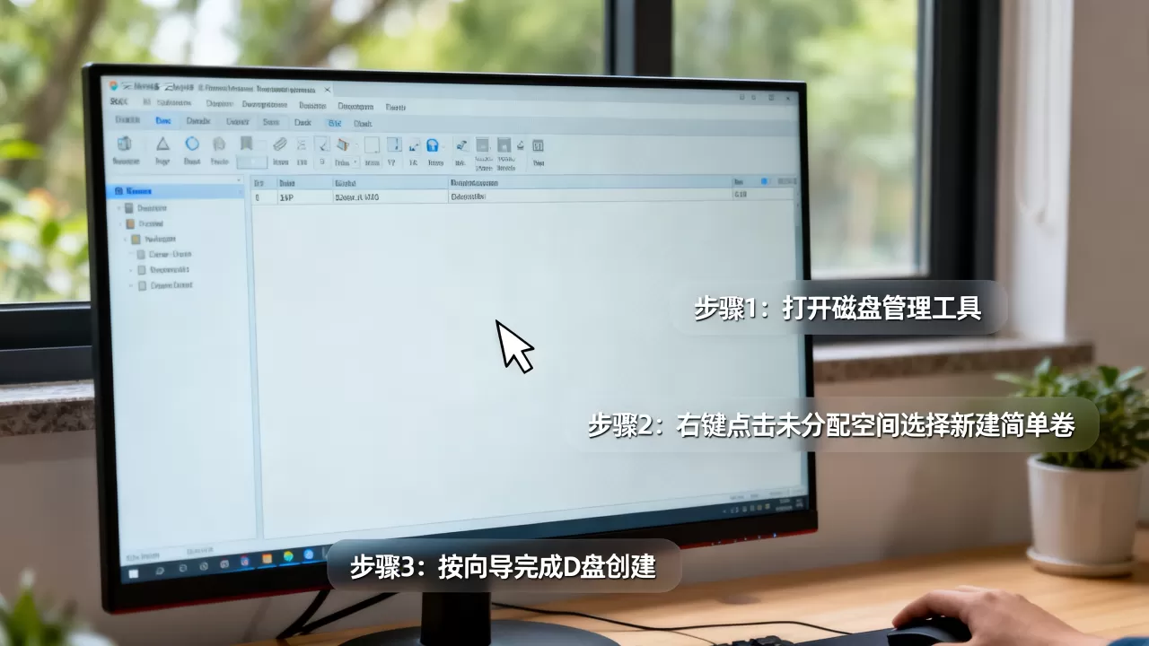 云服务器只有一个C盘怎么创建D盘，有哪些步骤？