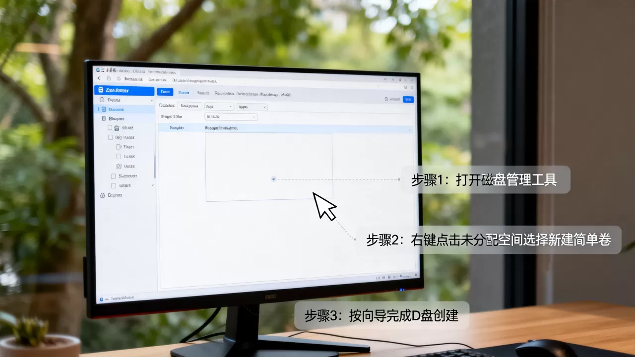 云服务器只有一个C盘怎么创建D盘，有哪些步骤？