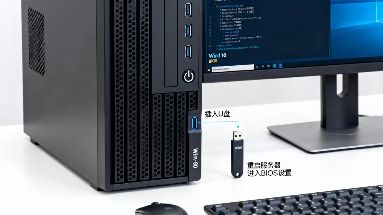 win10 服务器没有设置u盘启动怎么办 win10 服务器没有设置u盘启动怎么办