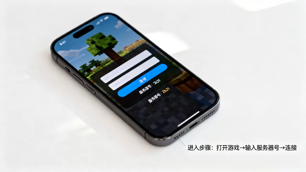 2b2t手机版服务器号是多少，怎么进服务器