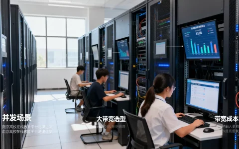 南京高校在线教育平台选课并发场景大带宽如何选型，多少钱？