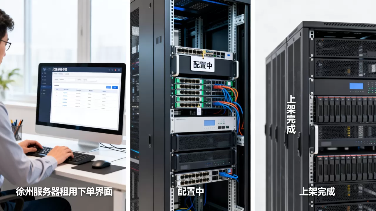 租徐州服务器从下单到上架到底怎么走，多少钱？