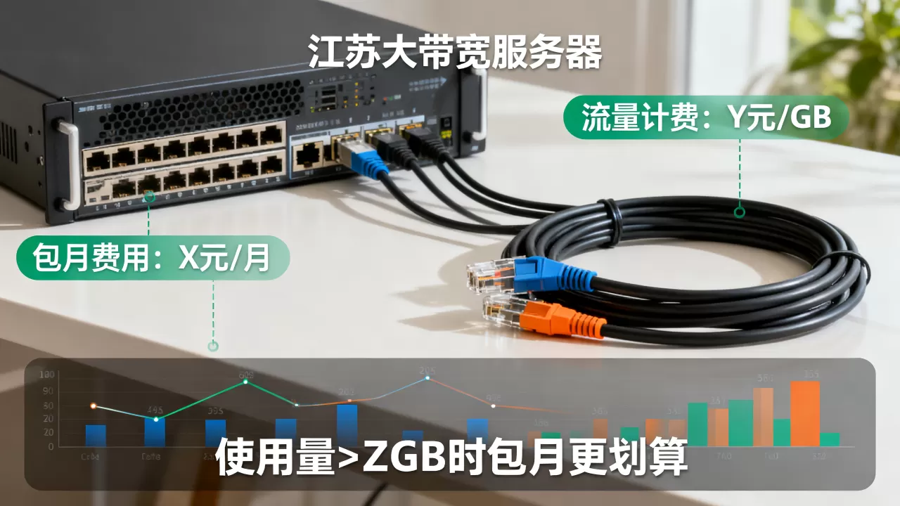江苏大带宽服务器包月与按流量计费哪个更划算？，怎么选