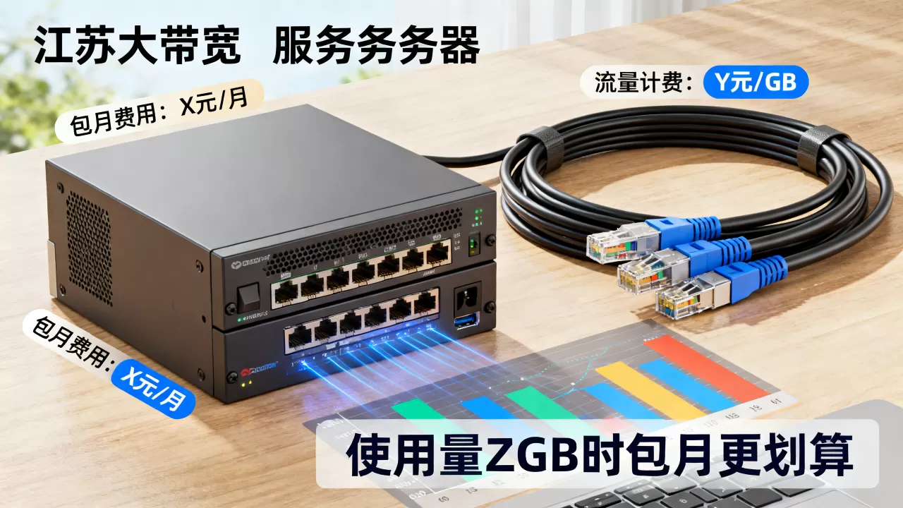 江苏大带宽服务器包月与按流量计费哪个更划算？，怎么选