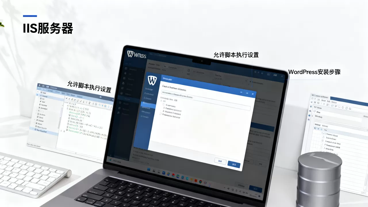 IIS网站如何设置允许脚本执行？WordPress怎么搭建？