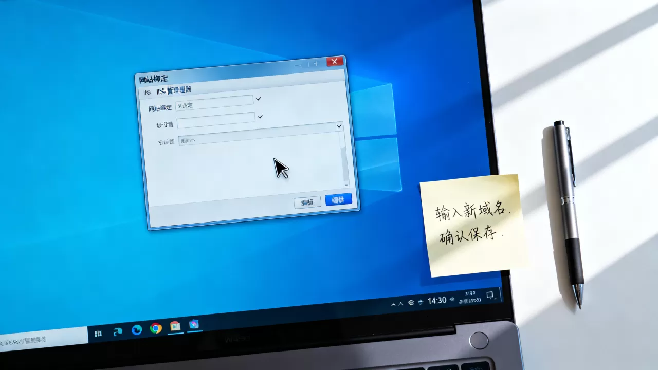 如何修改IIS已绑定的网站域名？，IIS域名绑定怎么修改？