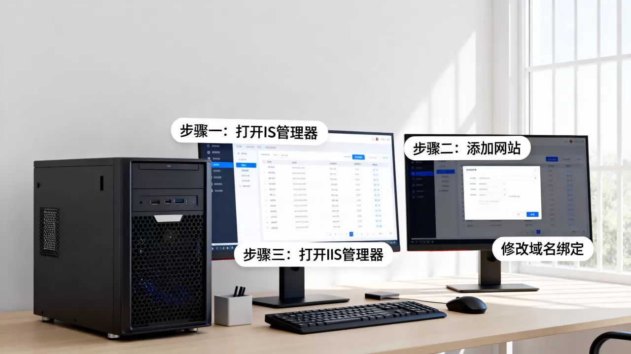 IIS里没有网站怎么办?,域名绑定如何修改 IIS里没有网站怎么办?,域名绑定如何修改