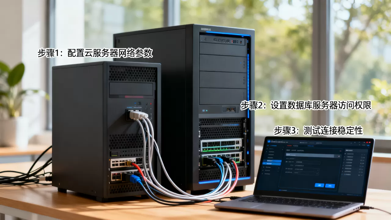 云服务器访问数据库服务器如何配置,具体步骤是什么? 云服务器访问数据库服务器如何配置,具体步骤是什么?