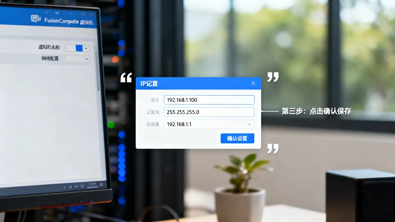 fusioncompute虚拟机IP咋设?,配置步骤有哪些? fusioncompute虚拟机IP咋设?,配置步骤有哪些?