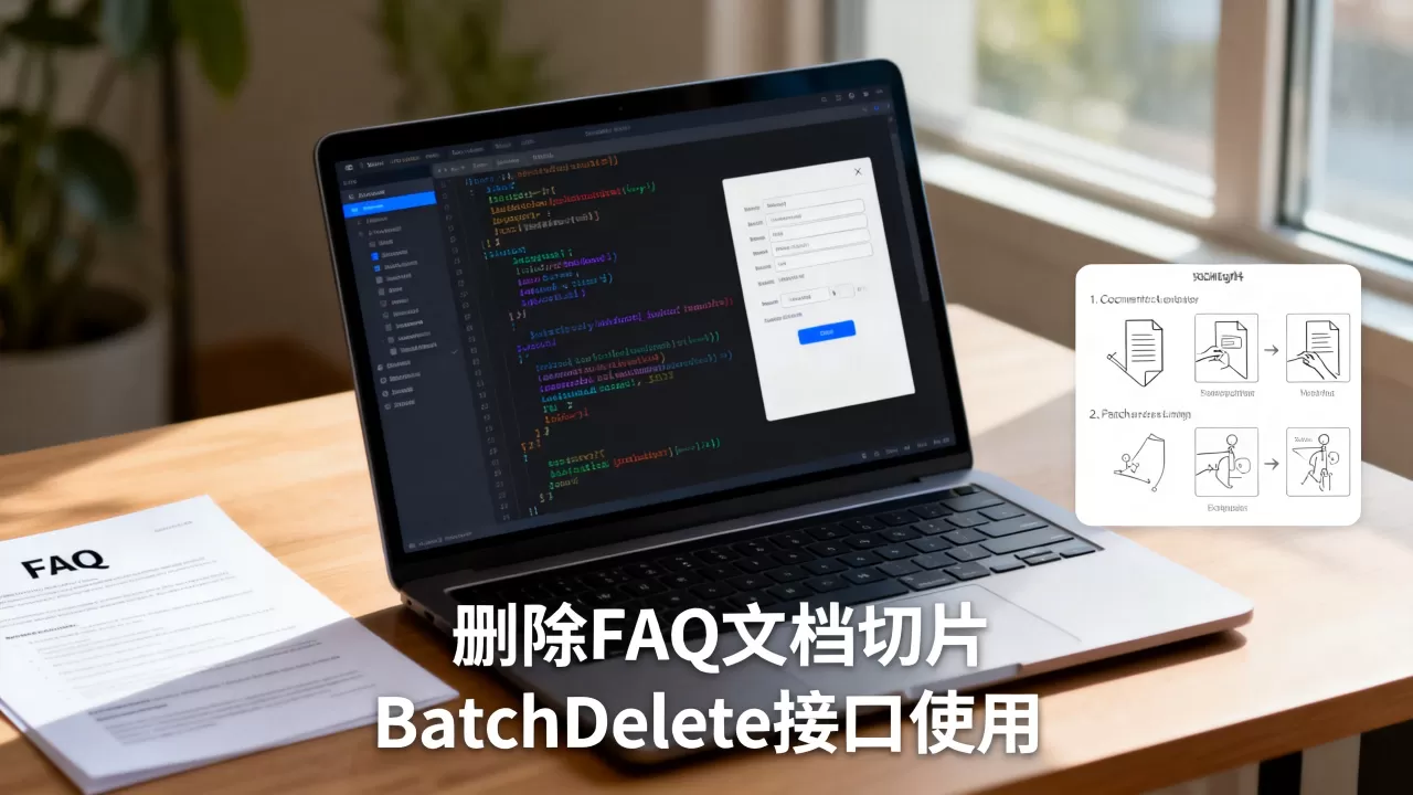 如何删除FAQ文档切片？，BatchDelete接口怎么用？