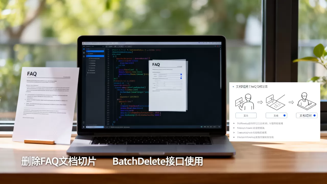 如何删除FAQ文档切片？，BatchDelete接口怎么用？