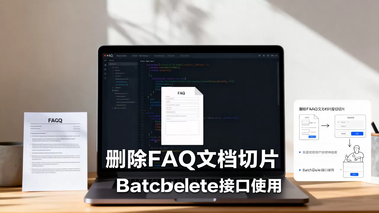 如何删除FAQ文档切片？，BatchDelete接口怎么用？