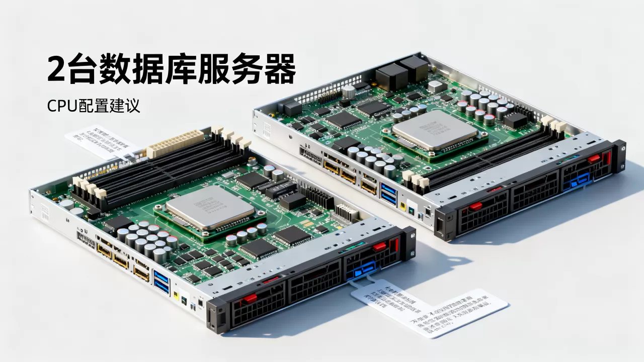 2台数据库服务器需要多少个CPU？，怎么配置才合理