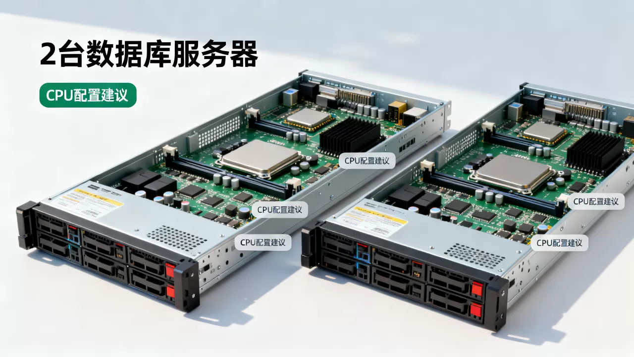 2台数据库服务器需要多少个CPU？，怎么配置才合理