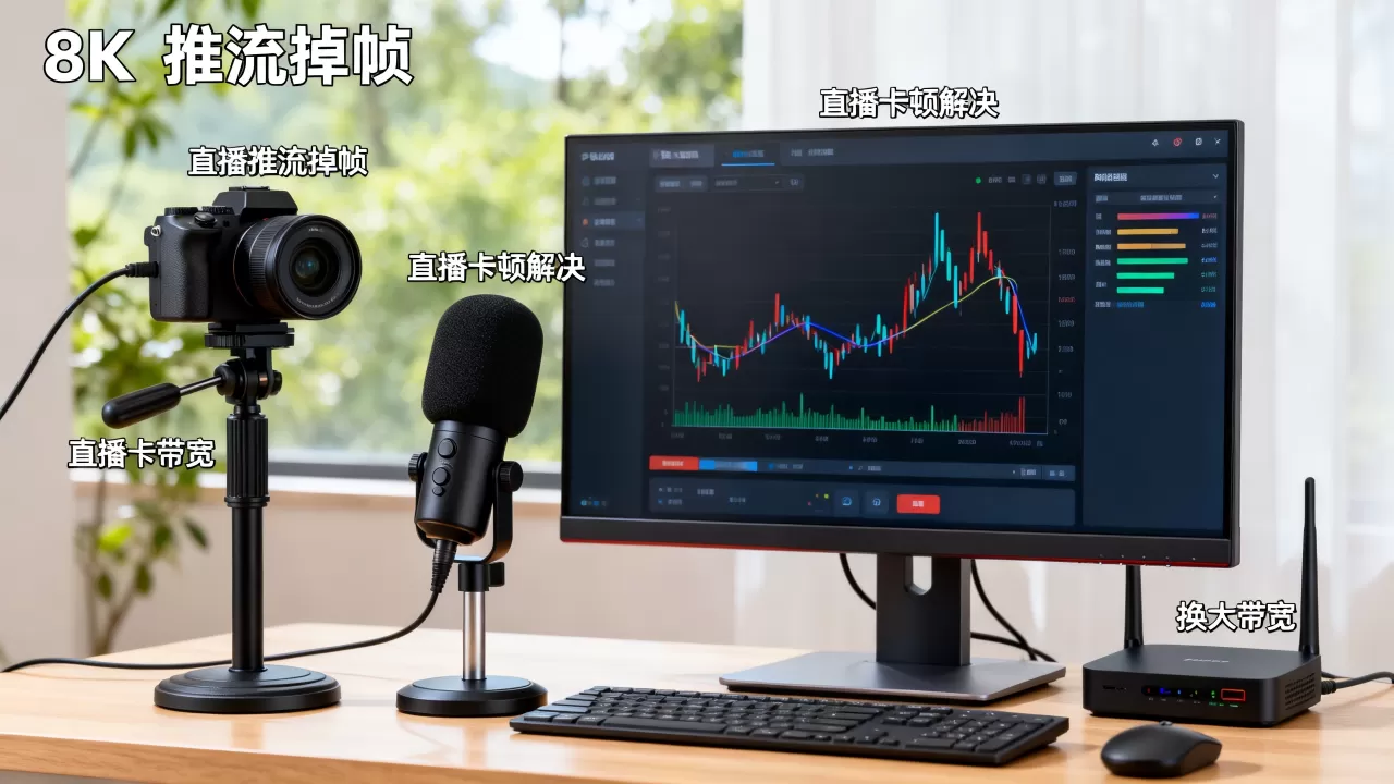 南京直播推流掉帧该换大带宽吗，直播卡顿怎么解决？