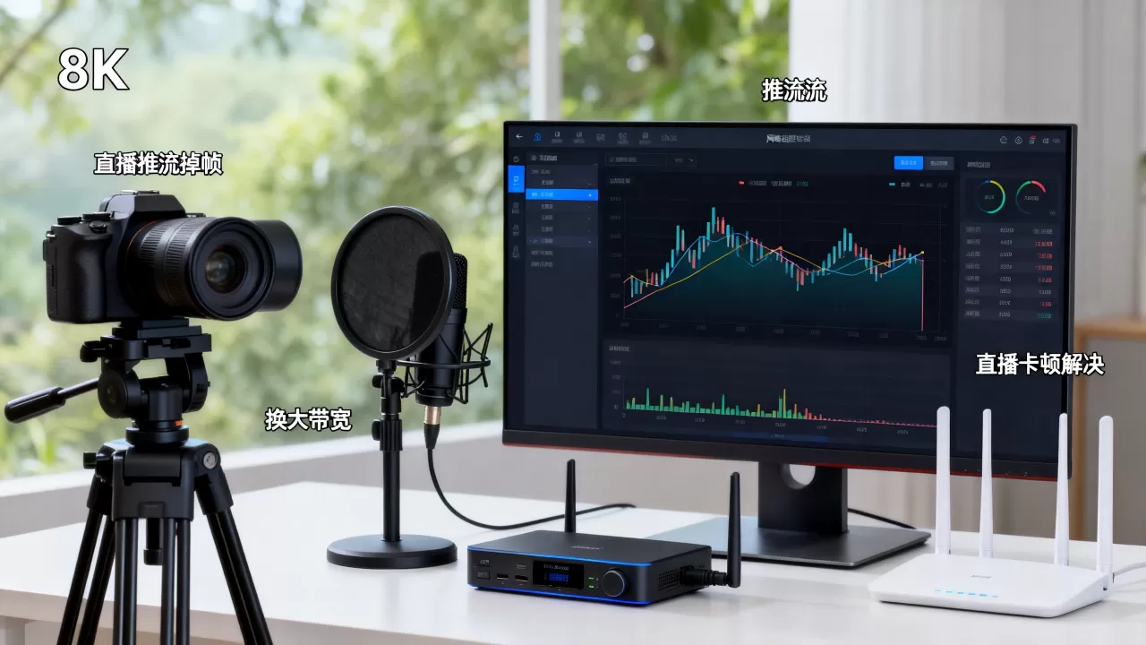 南京直播推流掉帧该换大带宽吗，直播卡顿怎么解决？