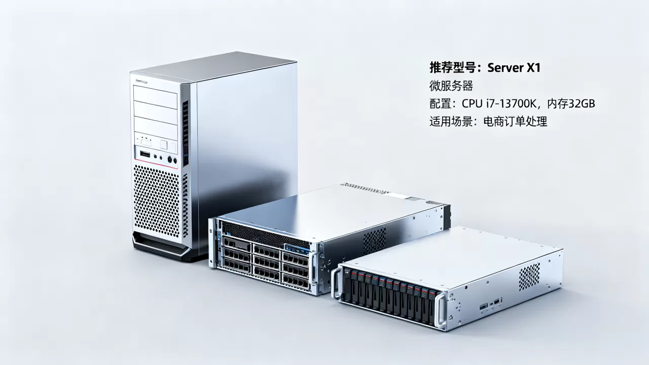 电商需要哪些微服务器，推荐配置和型号有哪些？