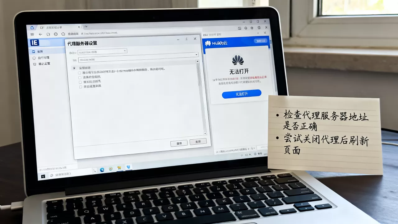 IE设置代理服务器后华为云支付页面打不开怎么办,是什么原因? IE设置代理服务器后华为云支付页面打不开怎么办,是什么原因?